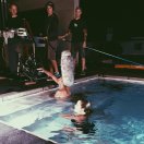 Laura Leighton/Sydney Andrews in the infamous Melrose pool