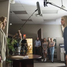 (L to R) Rebecca Dalton (“Courtney Thorne-Smith/Allison Parker”) and Ciara Hanna (“Heather Locklear/Amanda Woodward”) star in the all-new Lifetime movie, The Unauthorized Melrose Place Story, premiering Saturday, October 10, at 8pm ET/PT Photo by Sergei Bachlakov Copyright 2015