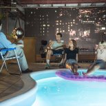 (L to R) Frank Bailey (“Andrew Shue/Billy Campbell”), Teagan Vincze (“Marcia Cross/Kimberly Shaw”) and Chloe McClay (“Josie Bissett/Jane Mancini”) star in the all-new Lifetime movie, The Unauthorized Melrose Place Story, premiering Saturday, October 10, at 8pm ET/PT Photo by Sergei Bachlakov Copyright 2015